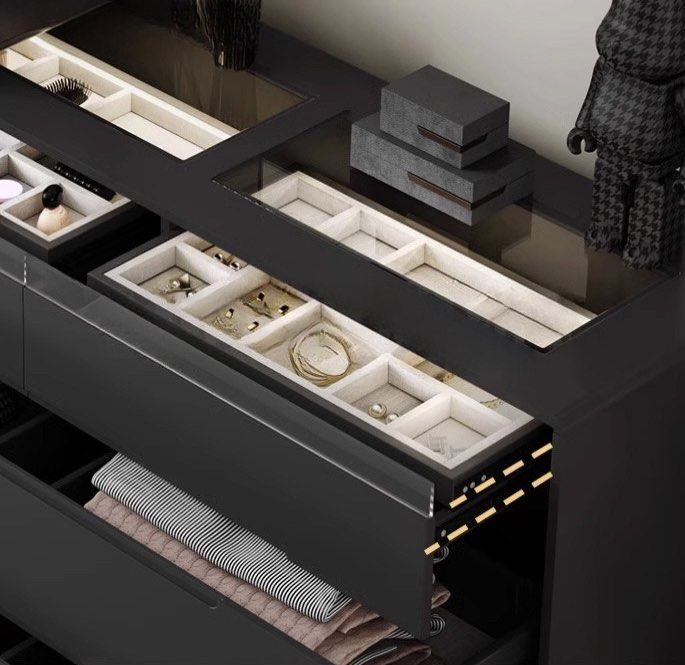 LUXEVRA Modern LED Vanity Table - Cassa Haus Singapore