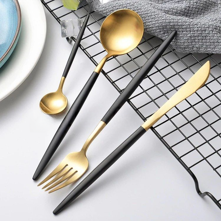 AZELRION Stainless Dinnerware Set - Cassa Haus Singapore