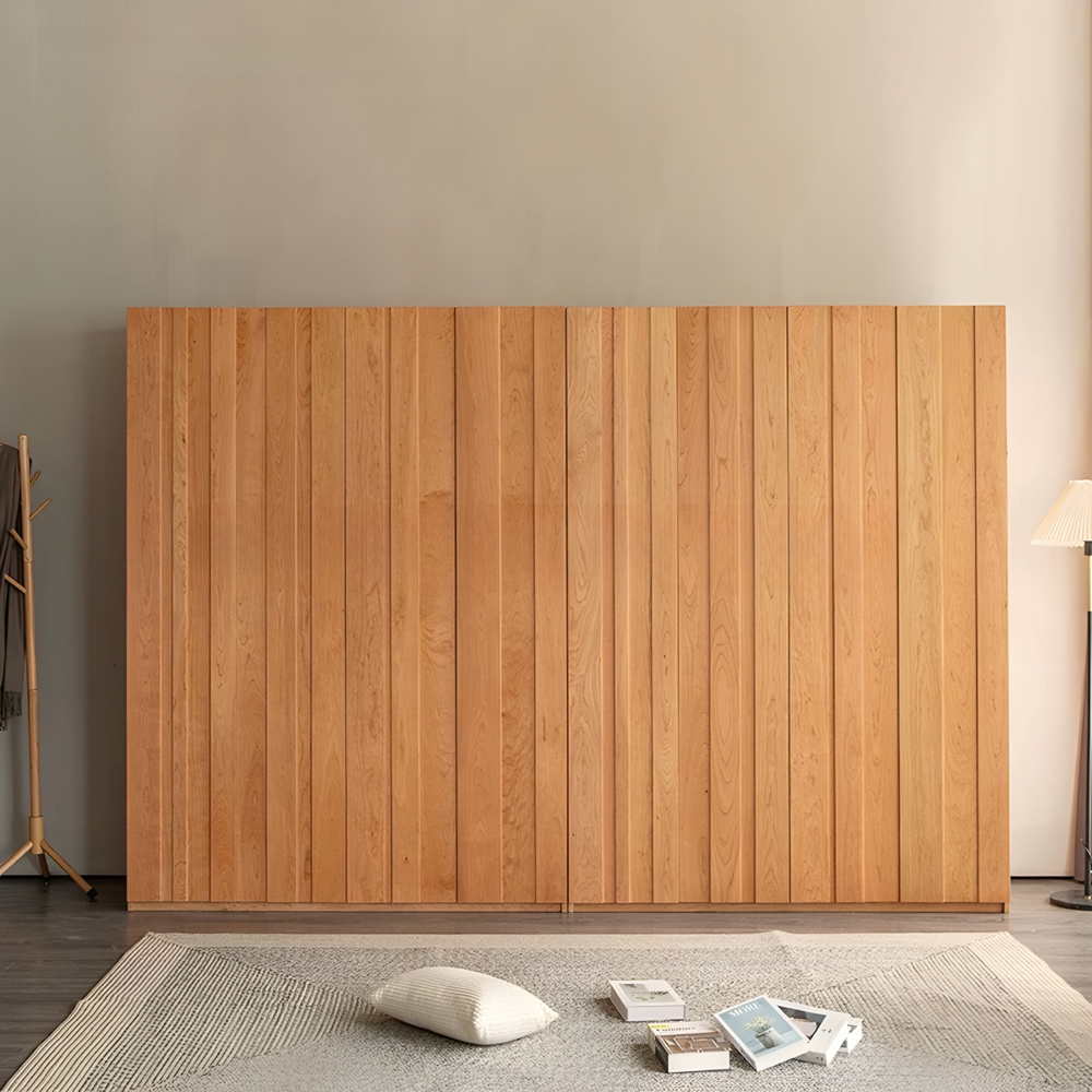 DIMSU Modern Solid Wood Wardrobe - Radical Homes Singapore