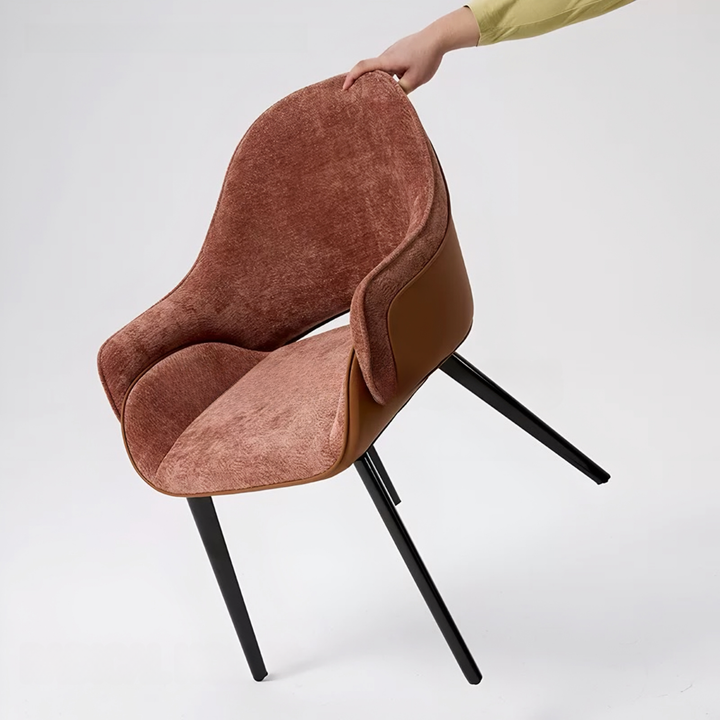 VERANO Modern Fabric Dining Armchair - Radical Homes Singapore