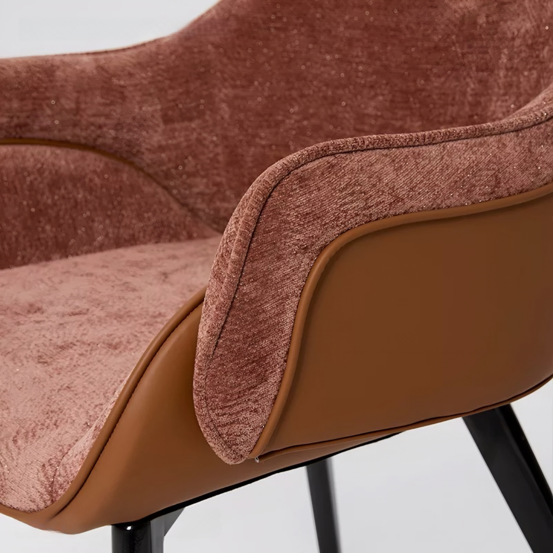 VERANO Modern Fabric Dining Armchair - Radical Homes Singapore