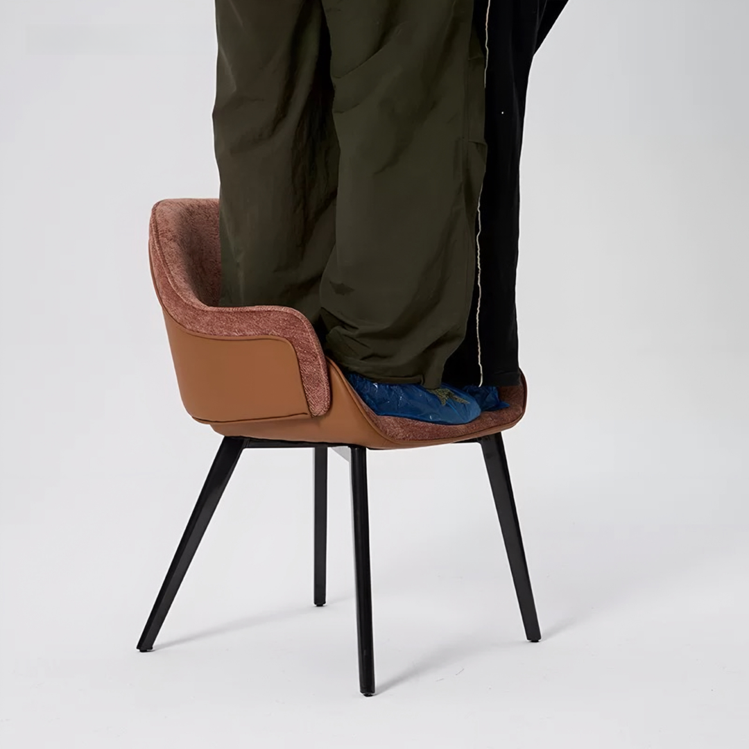 VERANO Modern Fabric Dining Armchair - Radical Homes Singapore