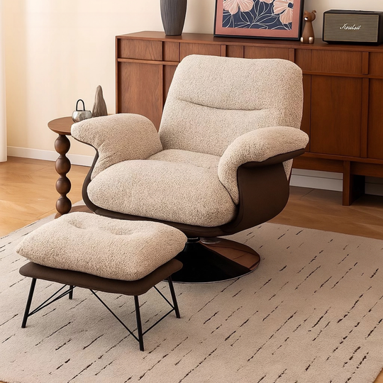 ZENQAR Modern Swivel Lounge Chair - Cassa Haus Singapore