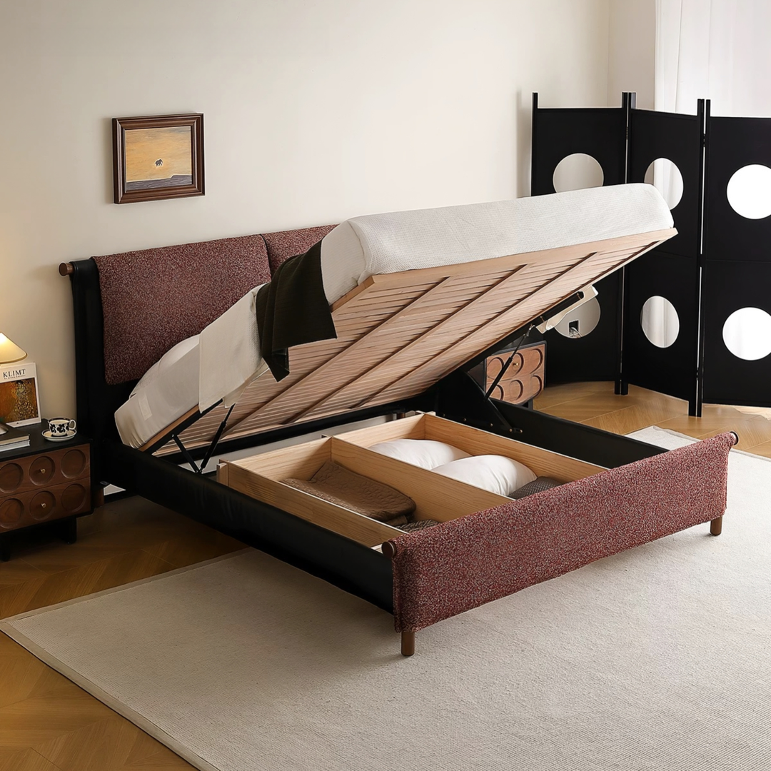 HERA Modern Fabric Bedframe - Cassa Haus Singapore