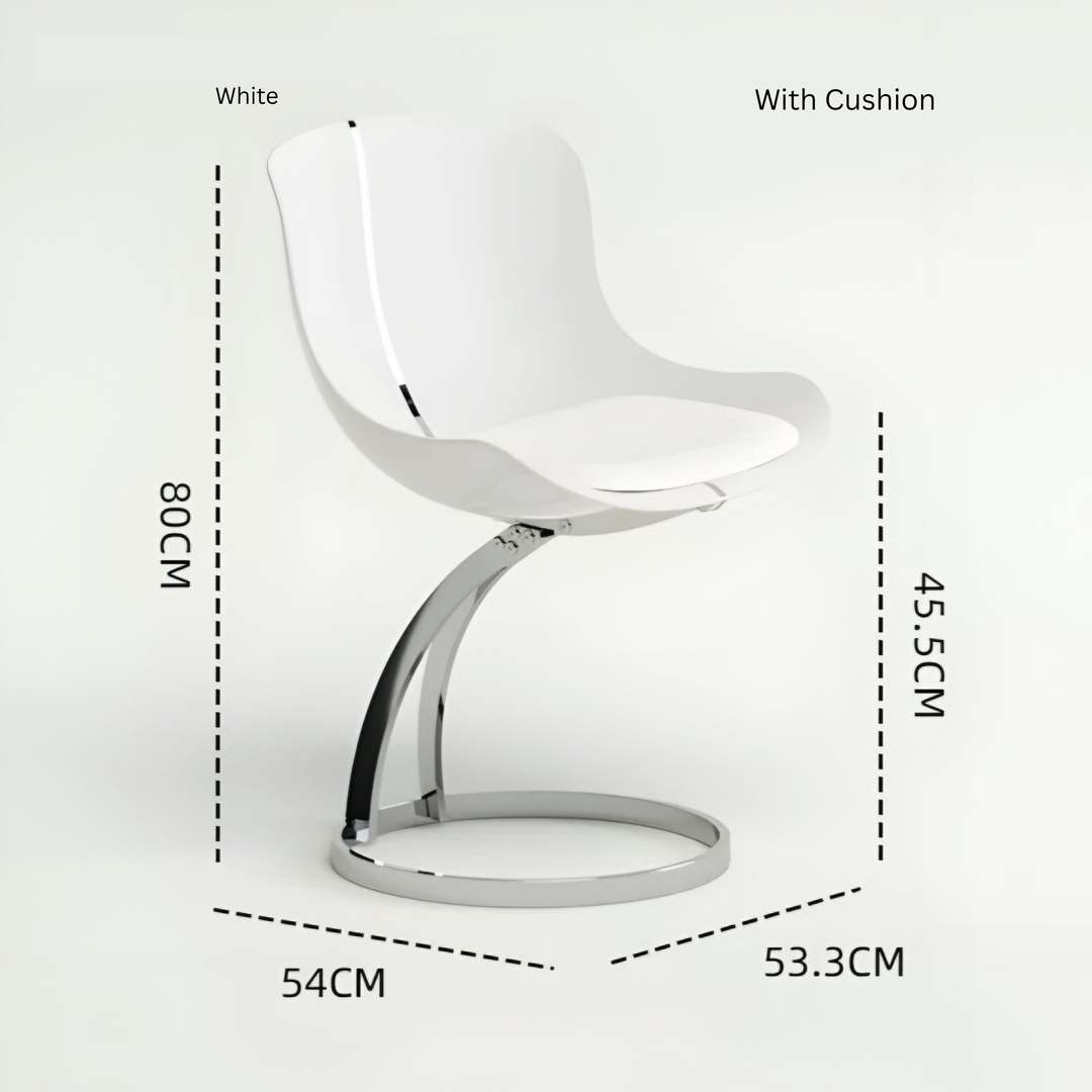 NOVARA Modern Acrylic Floating Dining Chair - Radical Homes Singapore