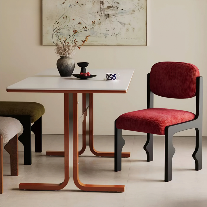 ELVIRA French Fabric Dining Chair - Radical Homes Singapore