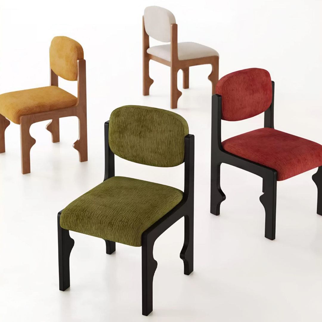 ELVIRA French Fabric Dining Chair - Radical Homes Singapore