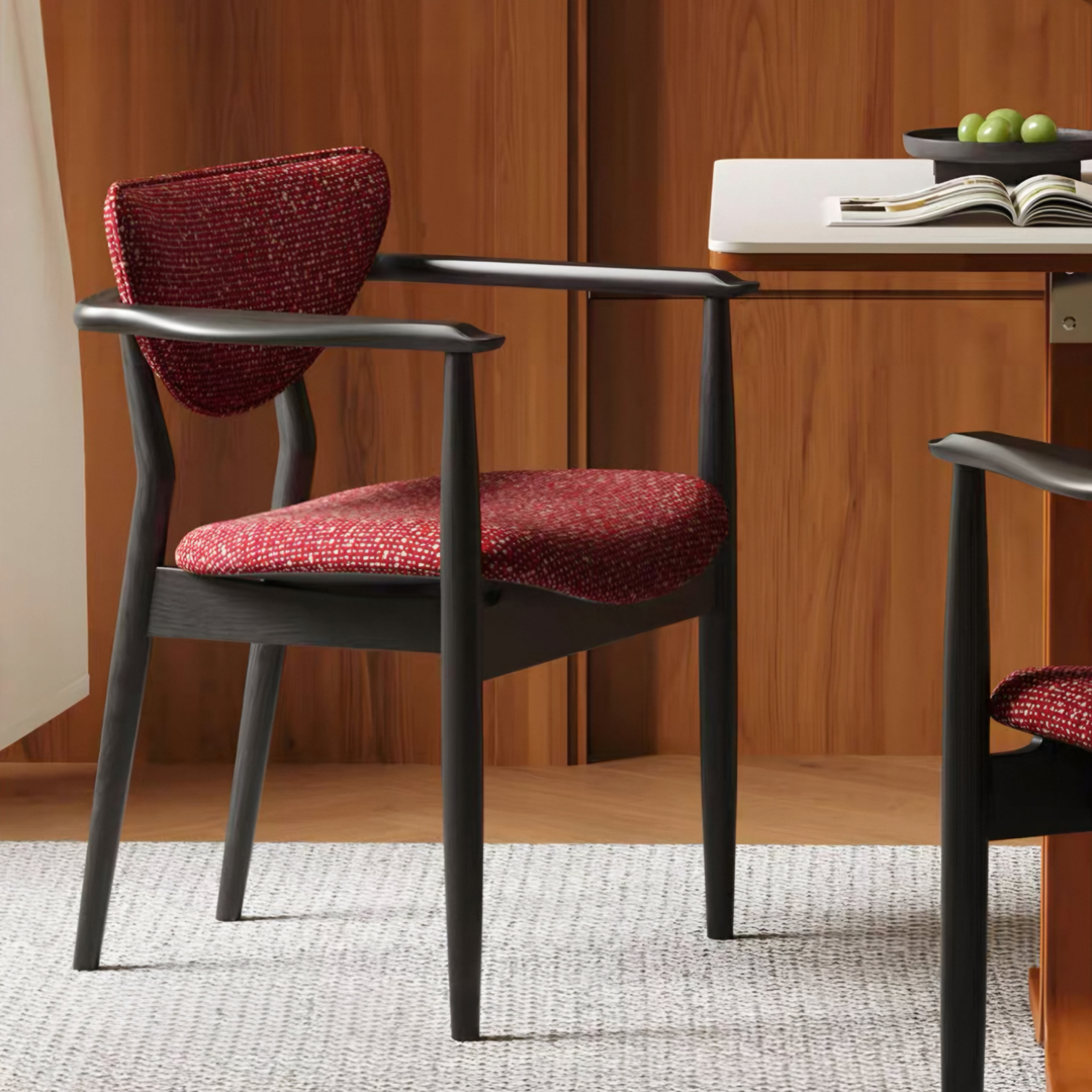 ALDERA Modern Fabric Dining Chair - Radical Homes Singapore