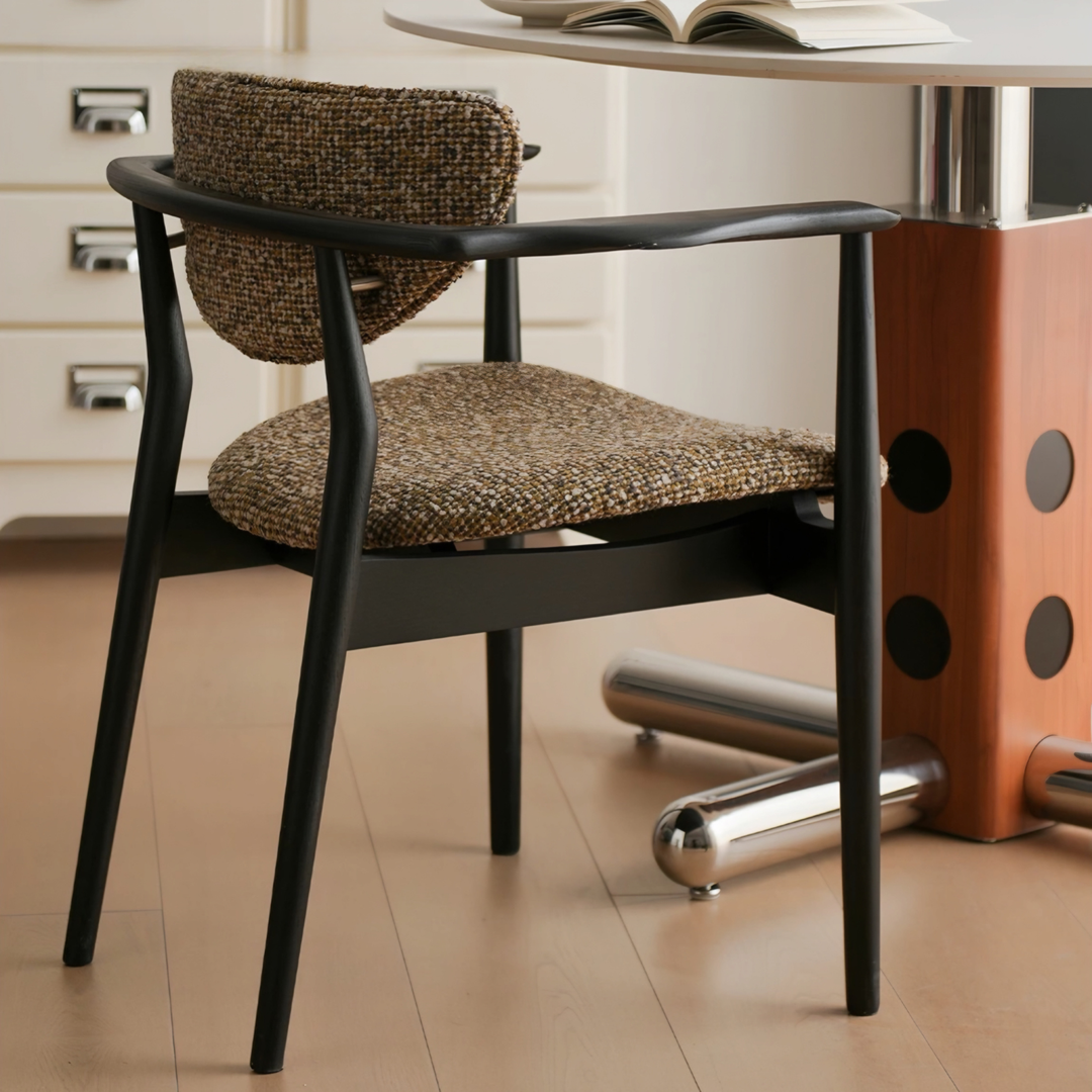 ALDERA Modern Fabric Dining Chair - Radical Homes Singapore