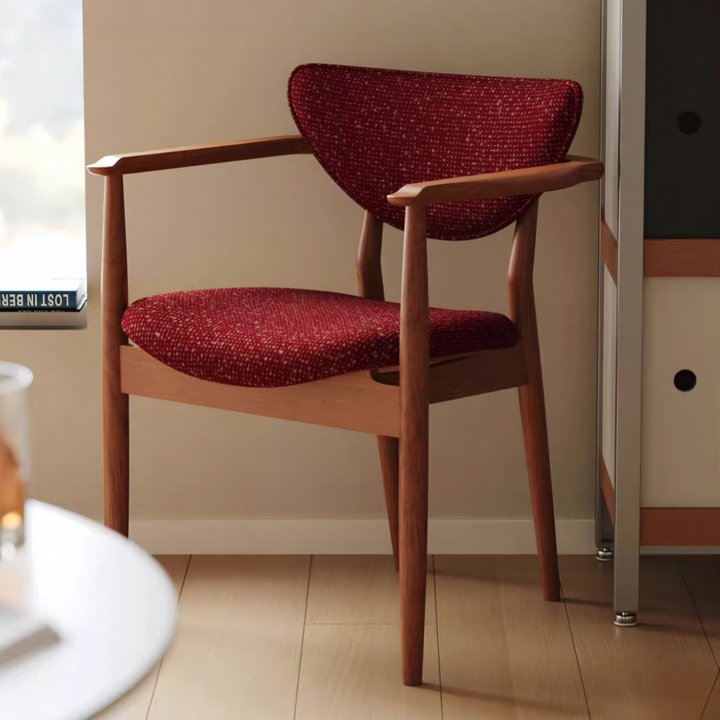 ALDERA Modern Fabric Dining Chair - Radical Homes Singapore