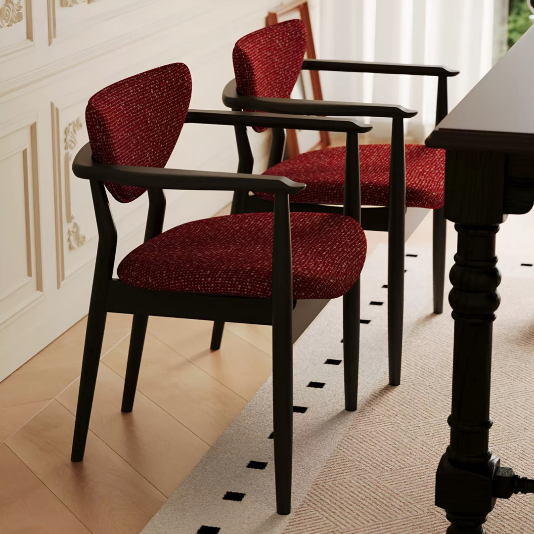 VELMIRA Modern Fabric Dining Chair