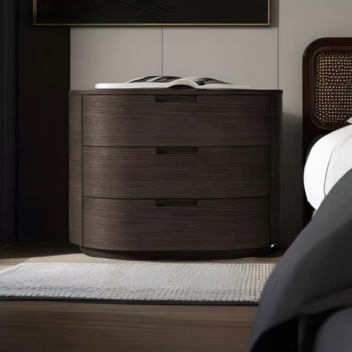 BRAVEN Modern Solid Wood Bedside Table - Cassa Haus Singapore
