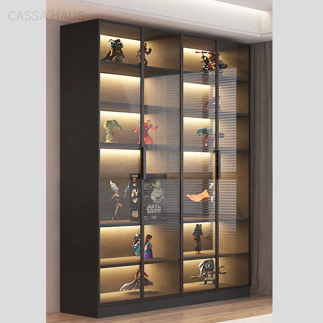 OVON Modern Glass Display Cabinet - Cassa Haus Singapore