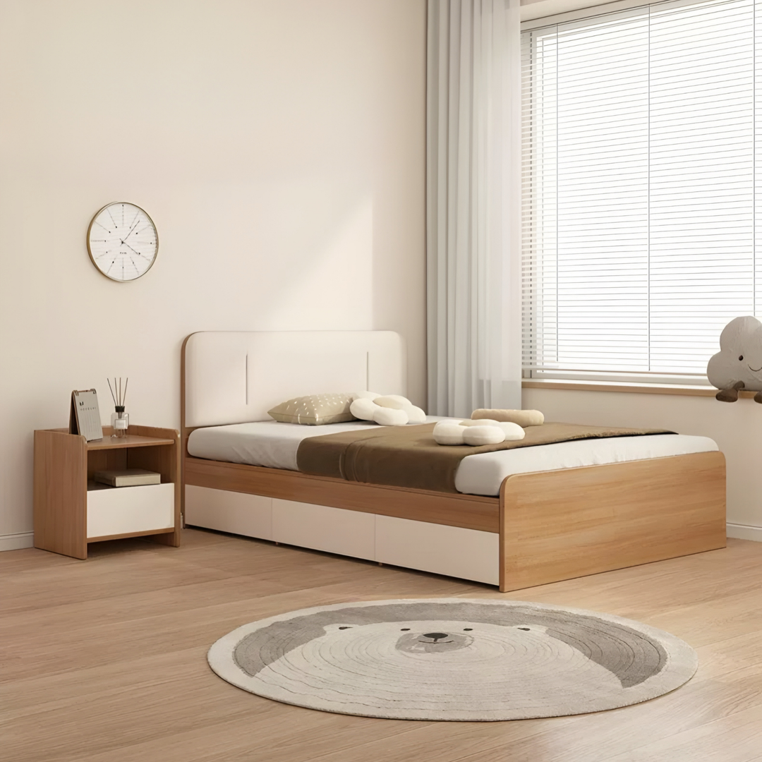KENO Modern Storage Bedframe - Radical Homes Singapore