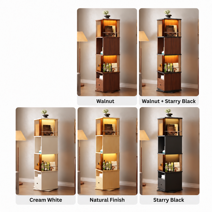 CELESTIA Modern Rotating Bookshelves - Cassa Haus Singapore