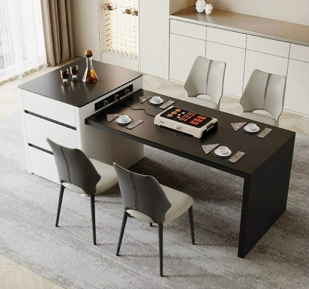 KIRKLAND Modern Island Dining Table (Instock) - Radical Homes Singapore