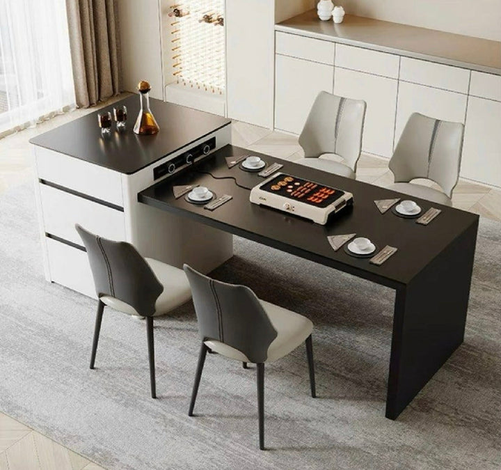 KIRKLAND Modern Island Dining Table (Instock) - Radical Homes Singapore