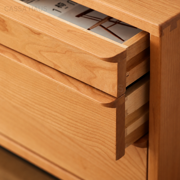DKYES Modern Solid Wood TV Console - Cassa Haus Singapore