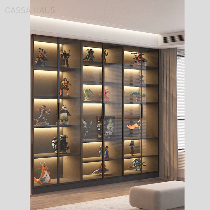 OVON Modern Glass Display Cabinet - Cassa Haus Singapore