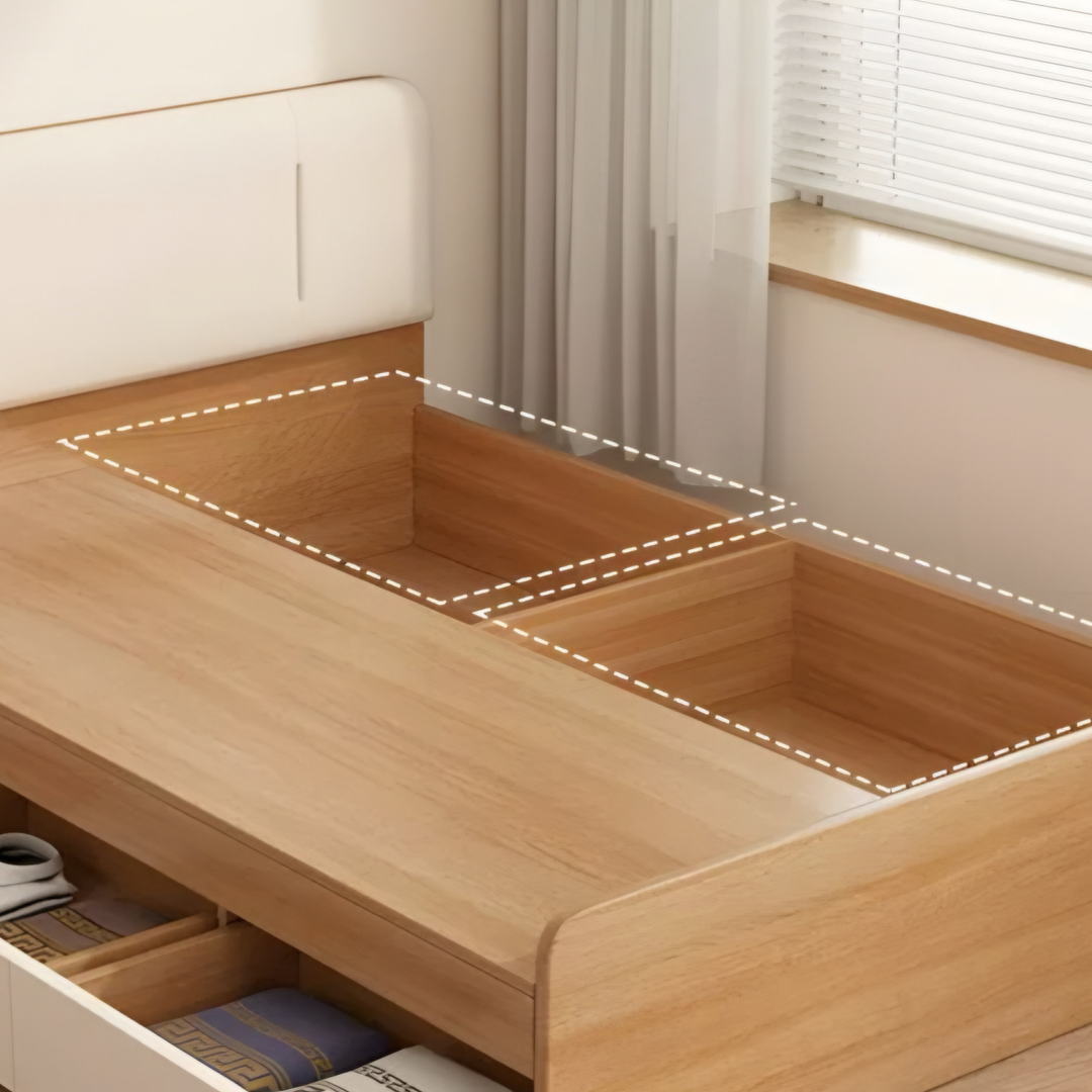 KENO Modern Storage Bedframe - Radical Homes Singapore