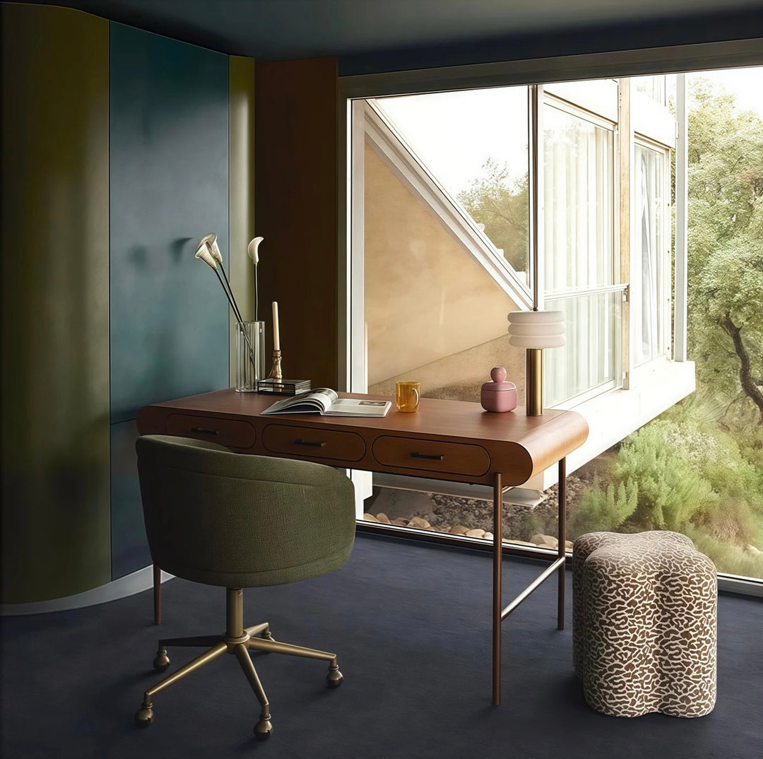 CAVENDISH Solid Wood Study Table - Cassa Haus Singapore