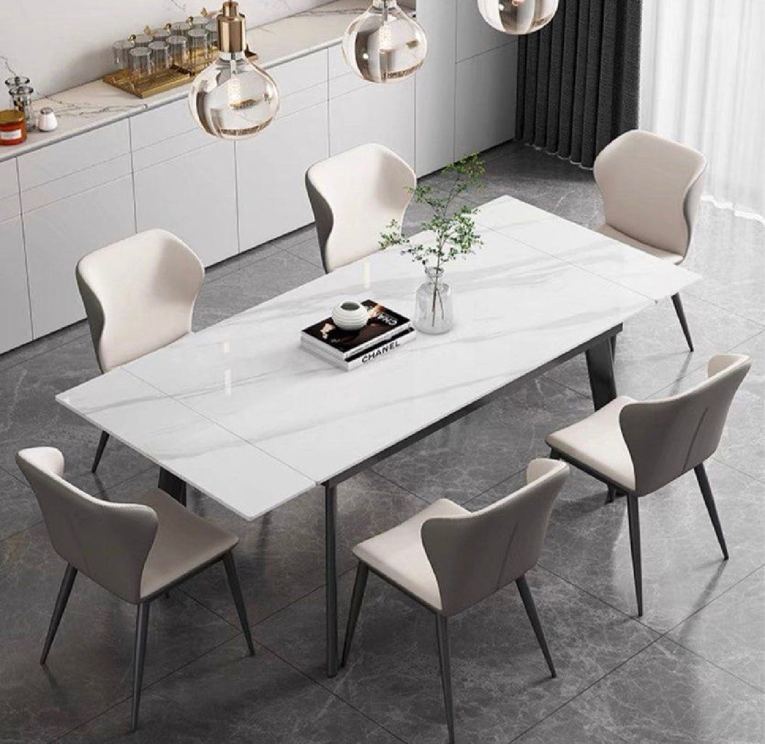 VERDAN Modern Extendable Sintered Stone Dining Table 140-200 cm (INSTOCK)