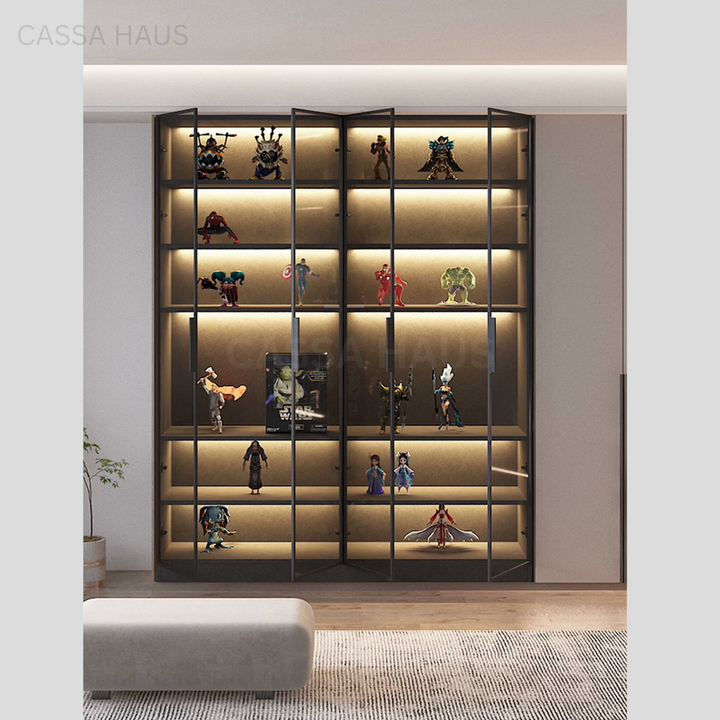 OVON Modern Glass Display Cabinet - Cassa Haus Singapore