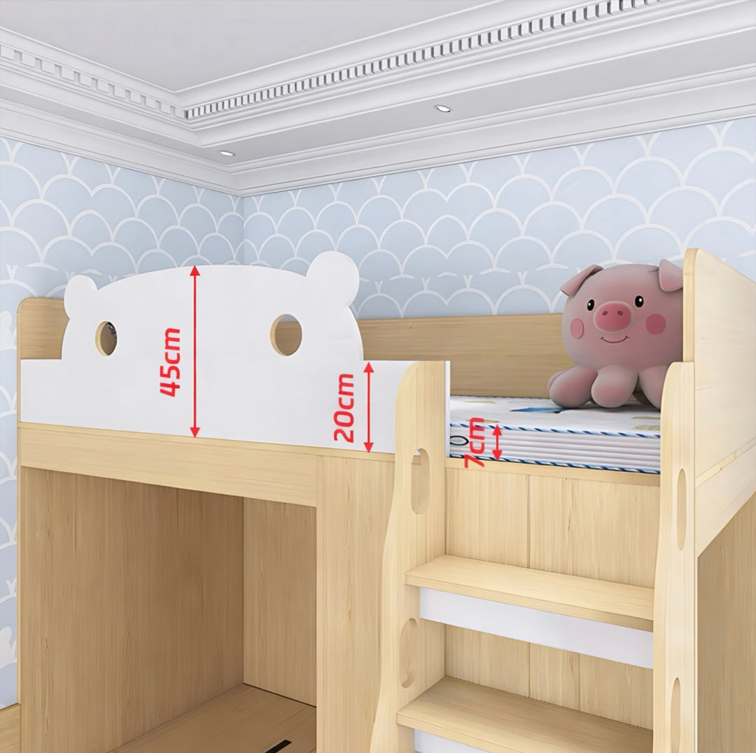COVI Modern Double Decker Children’s Bedframe - Cassa Haus Singapore
