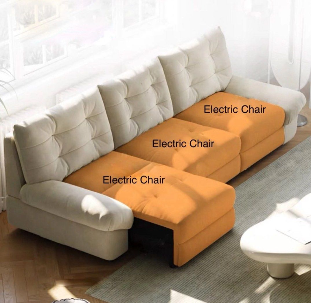 GIRBAUD Scratch Resistant Electric Sofa Bed - Radical Homes Singapore