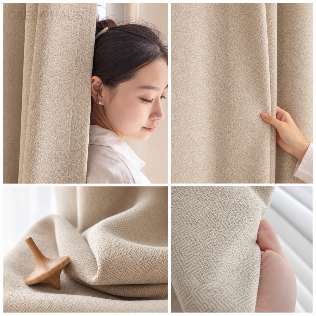 Premium Light Blocking & Antibacterial Curtains