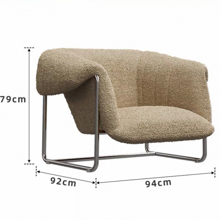 OLIN Modern Boucle Lounge Chair - Cassa Haus Singapore