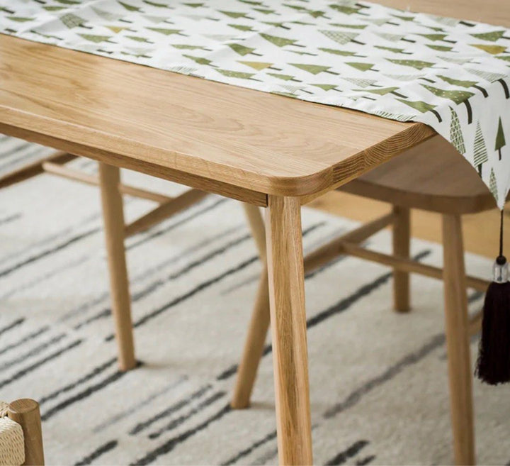 RAVELIN Modern Solid Wood Dining Table - Cassa Haus Singapore