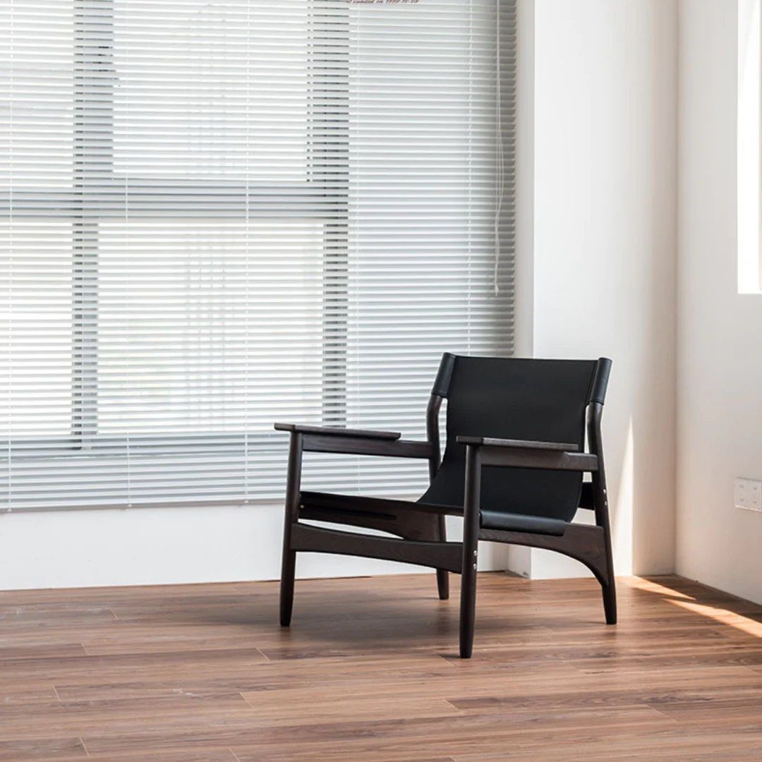 MADILYN Modern Leather Armchair - Radical Homes Singapore
