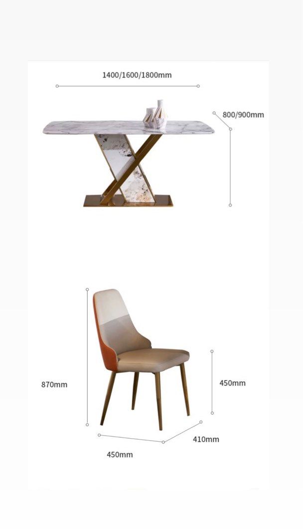 HUDSON Sintered Stone Dining Table - Radical Homes Singapore