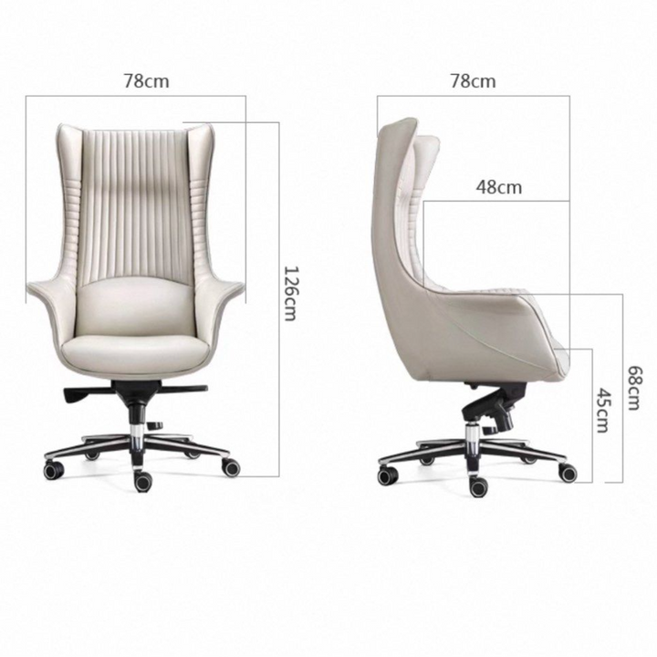 ASTONI Modern Leather Office Chair - Radical Homes Singapore