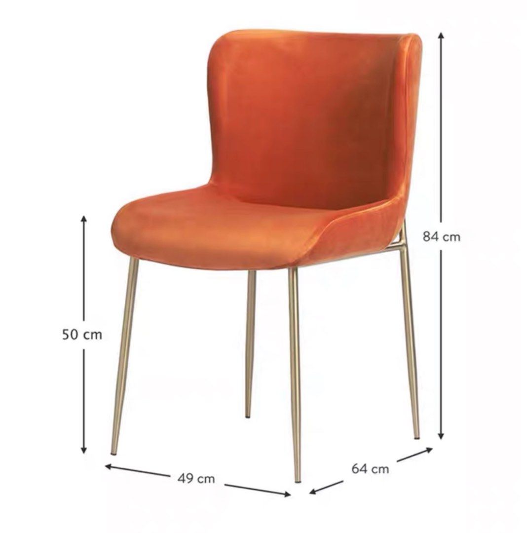 BRIEL Modern Fabric Dining Chair - Radical Homes Singapore