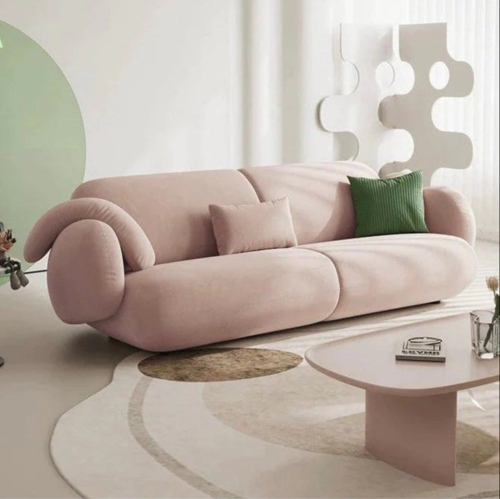 NATH Modern Velvet Sectional Designer Sofa - Radical Homes Singapore