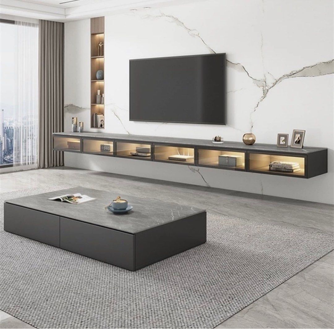 STADIA Modern Floating TV Console - Radical Homes Singapore