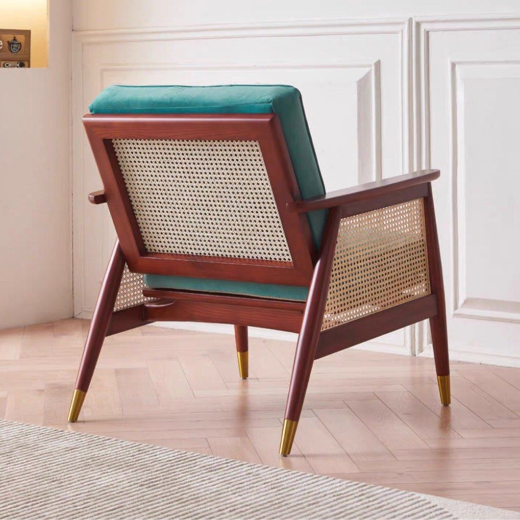 LINCOLN Solid Wood Lounge Chair - Radical Homes Singapore