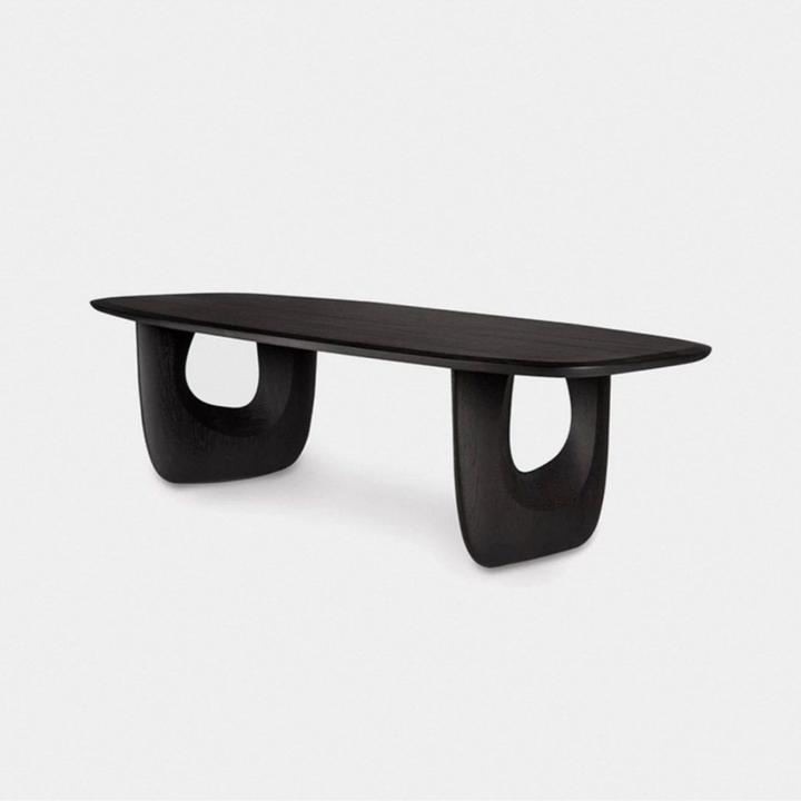 ABLAN Modern Solid Wood Dining Table - Radical Homes Singapore