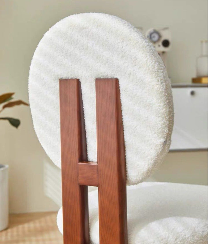 DON Mid-Century Boucle Dining Chair - Radical Homes Singapore