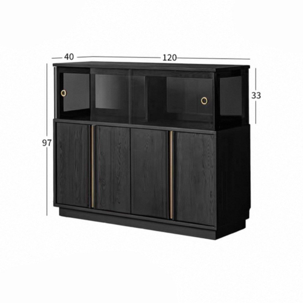 IGORA Modern Solid Wood Wine Cabinet - Radical Homes Singapore