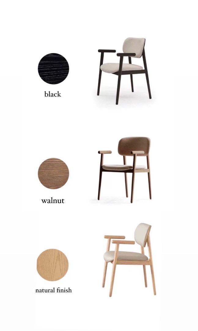 TAGE Modern Leather Dining Armchair - Radical Homes Singapore