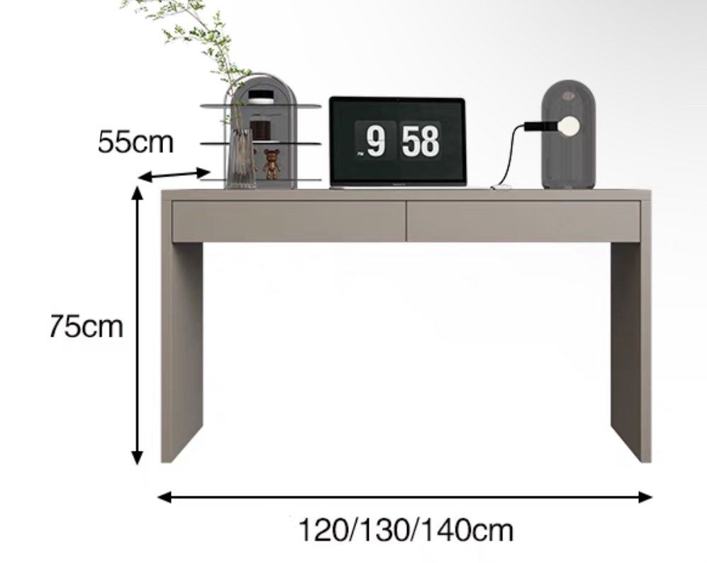 STANLEY Modern Solid Wood Study Table - Radical Homes Singapore