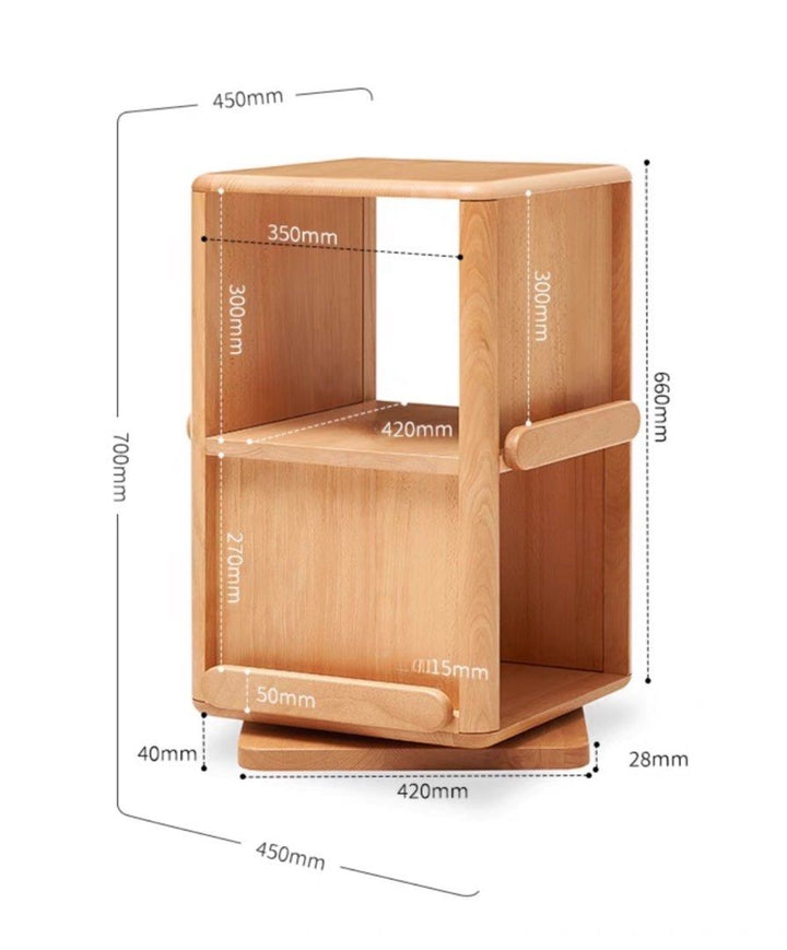 EILIEA Scandinavian Swivel Bookshelf - Radical Homes Singapore
