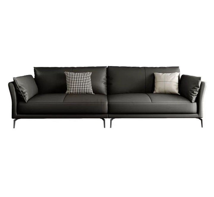 JUSTINE Modern Genuine Leather Sofa - Radical Homes Singapore