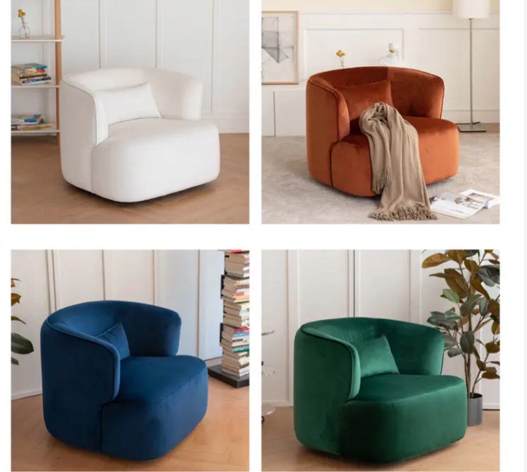 TREVOR Modern Boucle Armchair - Radical Homes Singapore