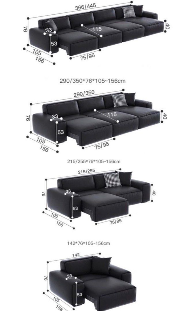 VISSARA Modern Electric Motorised Leather Sofa - Radical Homes Singapore