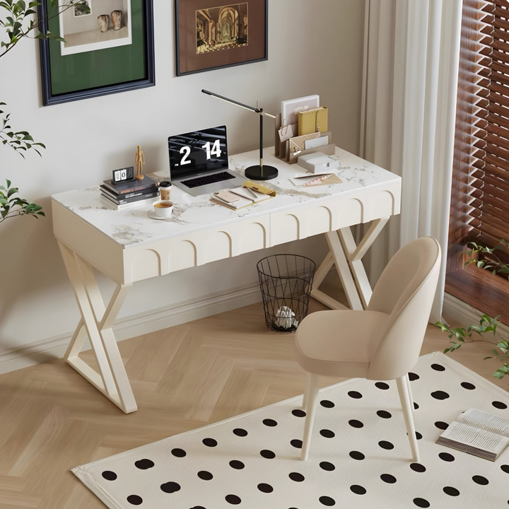 LUMINA Modern Study Table with Drawer - Radical Homes Singapore