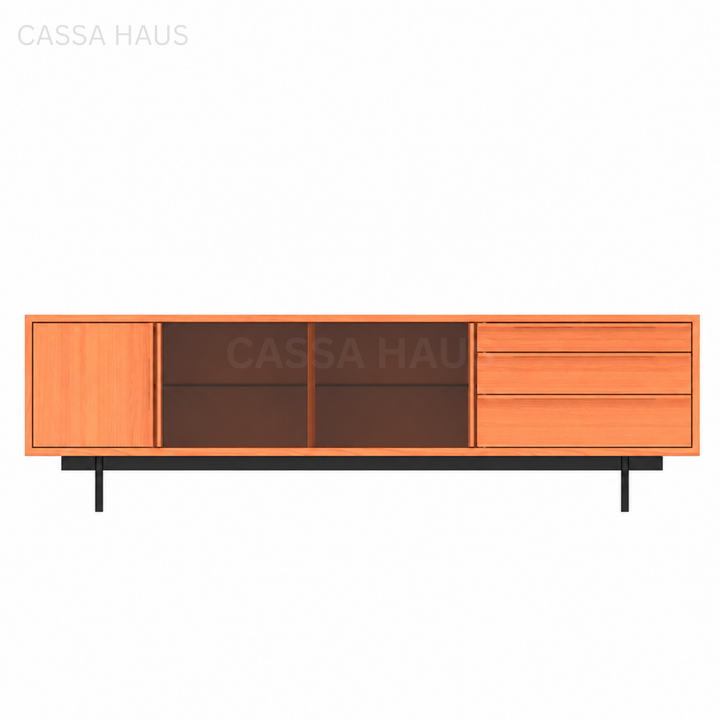 DKYES Modern Solid Wood TV Console - Cassa Haus Singapore